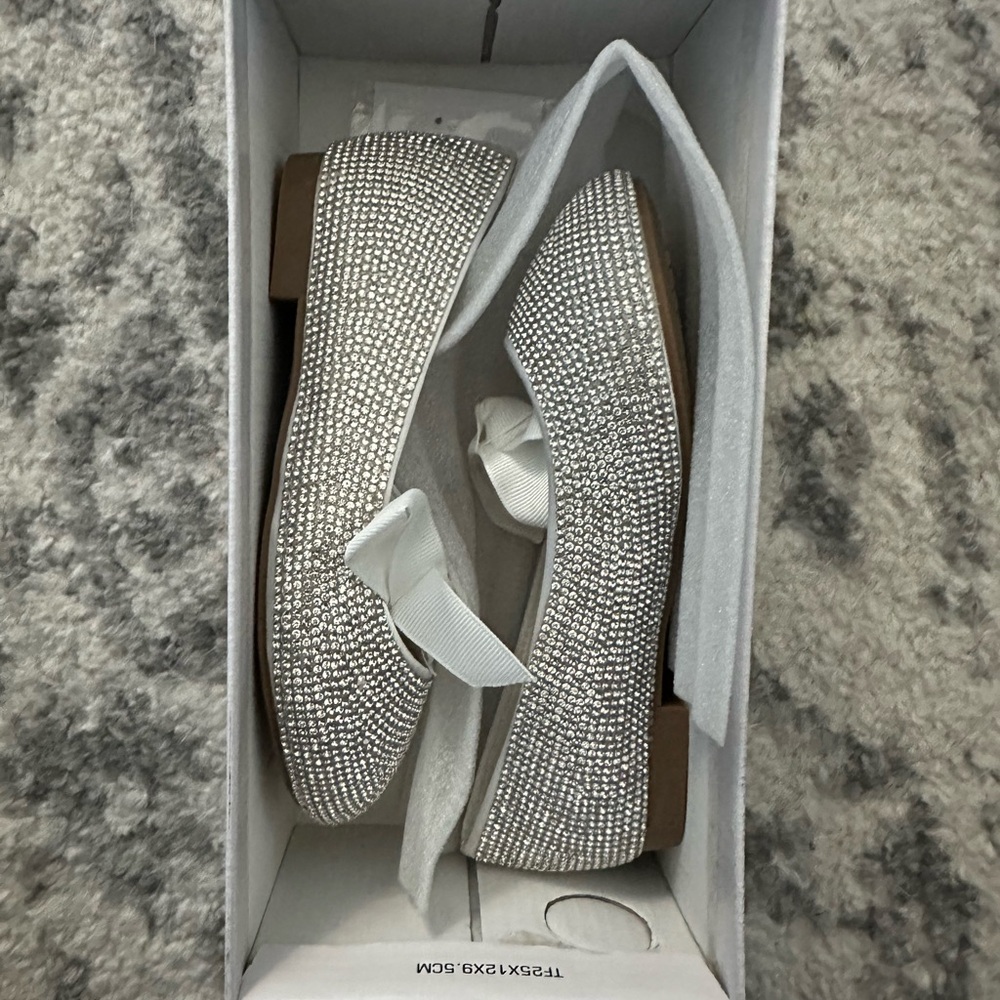 David’s Bridal little girl shoes